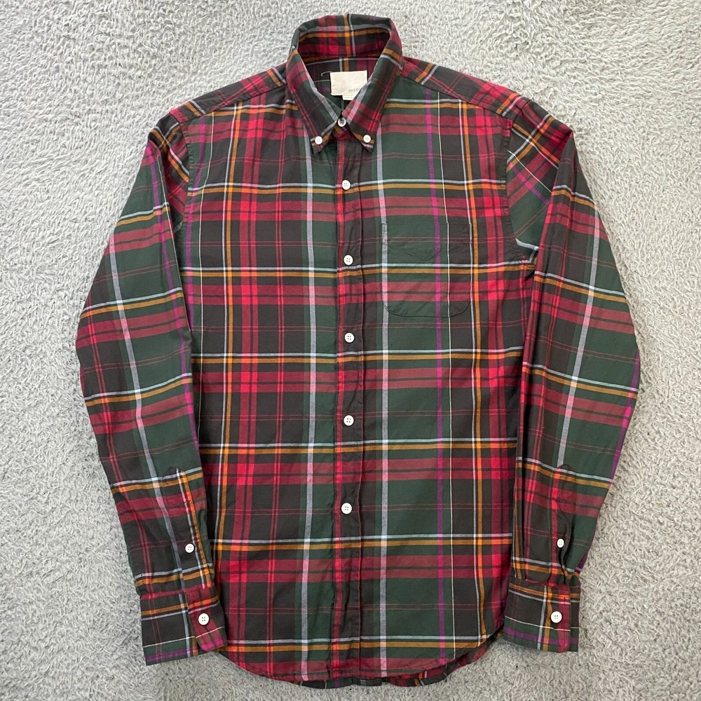 Band‎ of Outsiders Shirt Mens Small (1) Plaid Button Down Preppy Spring Summer - Picture 2 of 9
